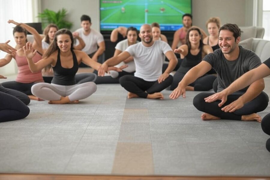 Super Bowl Sunday Yoga