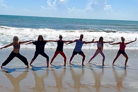 Beach Yoga Photos Tide And Tonic