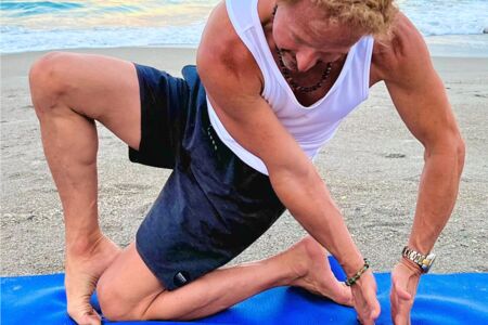 Beach Yoga Poses