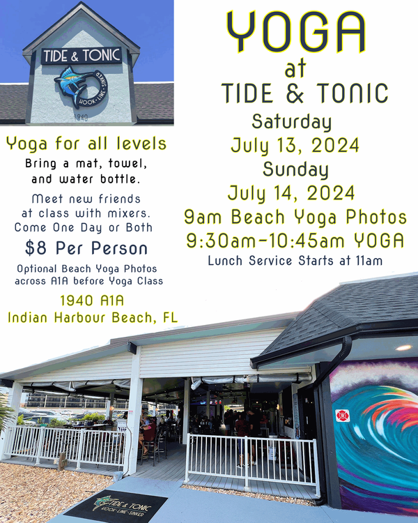 YOGA SUNDAY at TIDE & TONIC 