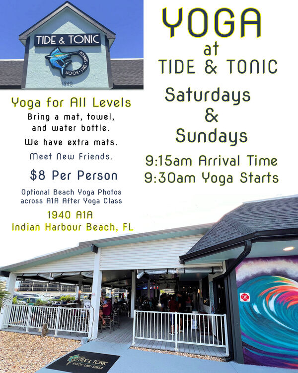 YOGA SATURDAY at TIDE & TONIC