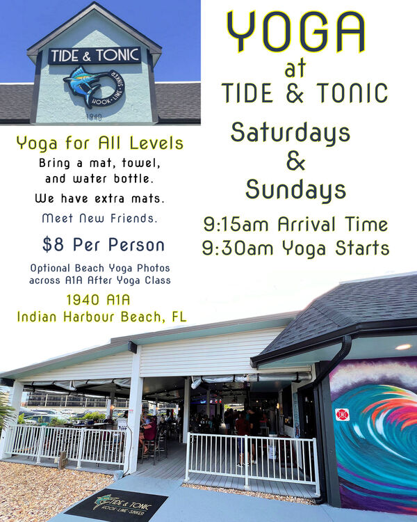 YOGA SATURDAY at TIDE & TONIC