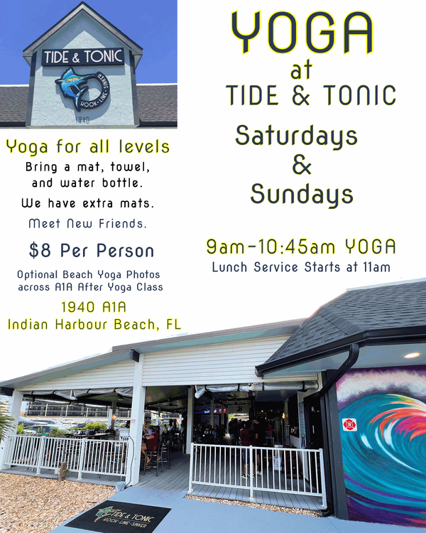 YOGA SUNDAY at TIDE & TONIC