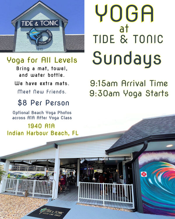 YOGA SUNDAY at TIDE & TONIC