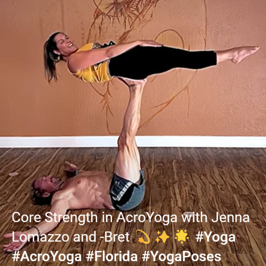 AcroYoga with Bret and Jenna Lomazzo
