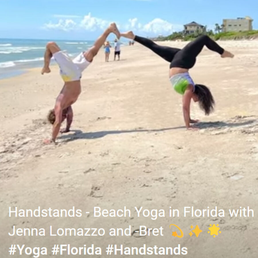 Handstands on the Beach with Jenna Lomazzo 