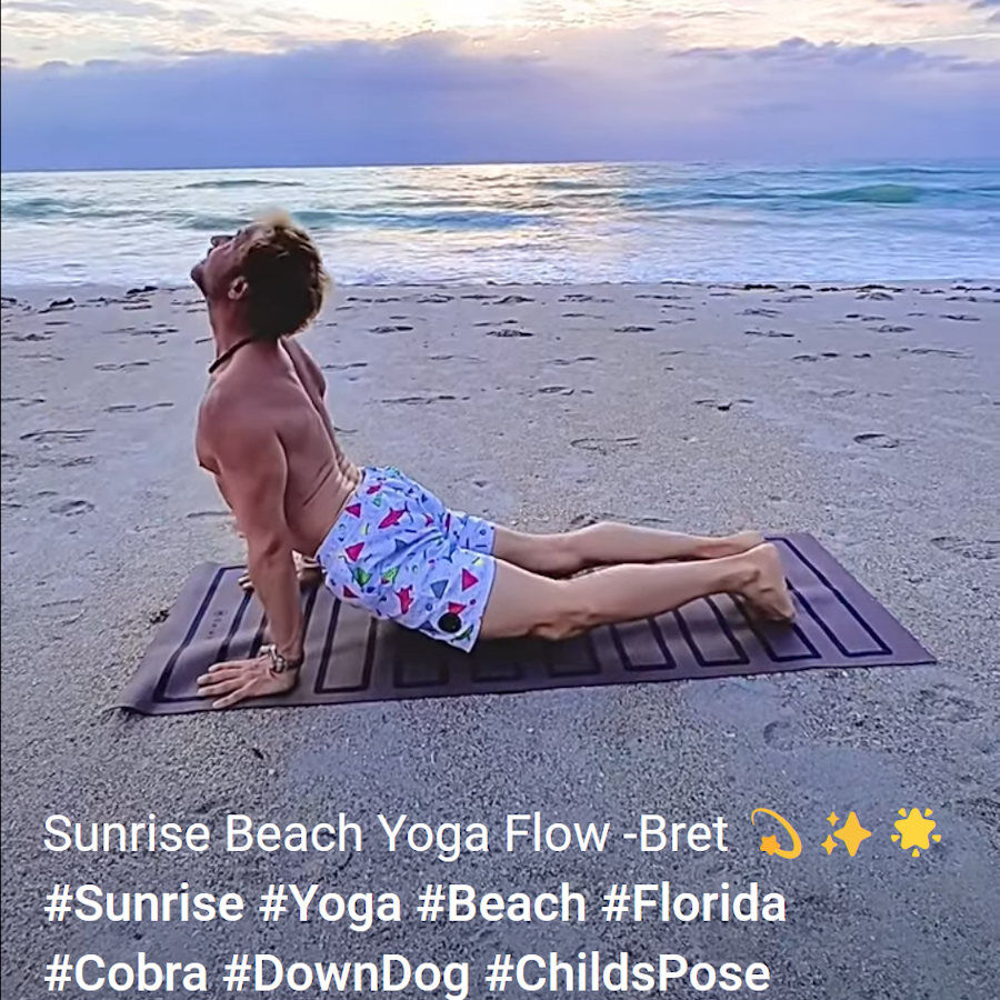 Energizing Sunrise Beach Yoga Flow with -Bret 💫✨🌟